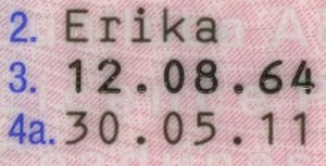 DEU-FO-02006 - 
<Předn&iacute; strana - totožnost> - Osobn&iacute; &uacute;daje