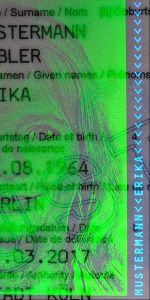 DEU-JO-02002 - 
<Integrovan&aacute; karta s osobn&iacute;mi &uacute;daji - předn&iacute; strana (totožnost)> - Fotografie obličeje
