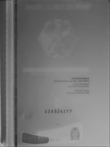 DEU-JO-02004 - 
<Tessera integrata &ndash; verso> - OVD - elemento otticamente variabile