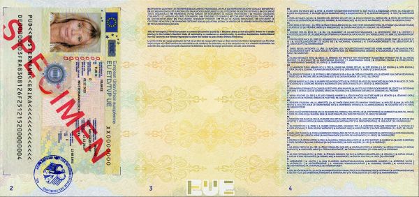DEU-TP-01001 - 
<Předn&iacute; strana - totožnost>
                