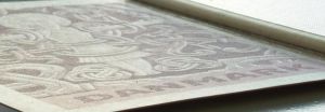 DNK-AS-03001 - 
<Copertina frontale, lato interno> - Tecnica di stampa