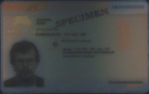 DNK-HO-02001 - 
<Vorderseite - Identit&auml;t> - UV-Merkmal