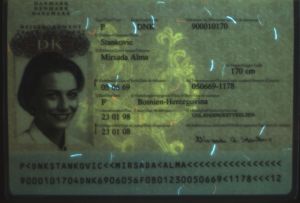 DNK-JO-02001 - 
<Integrierte Personaldaten-Karte &ndash; Vorderseite (Identit&auml;t)> - UV-Merkmal