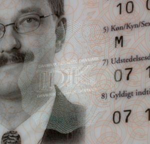 DNK-JO-03002 - 
<Tessera integrata con dati anagrafici - recto (identit&agrave;)> - OVD - elemento otticamente variabile