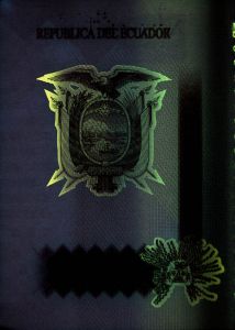 ECU-AS-02002 - 
<Obwoluta - przednia wewnętrzna> - Zabezpieczenie widoczne w promieniowaniu UV