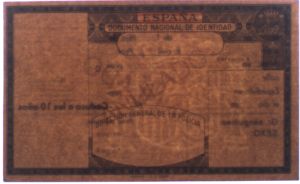 ESP-BO-01001 - 
<Předn&iacute; strana - totožnost> - Vodoznak