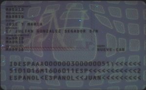 ESP-BO-03001 - 
<Verso> - Elemento UV