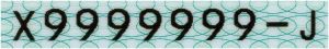 ESP-HO-02003 - 
<Recto &ndash; identit&agrave;> - Numerazione