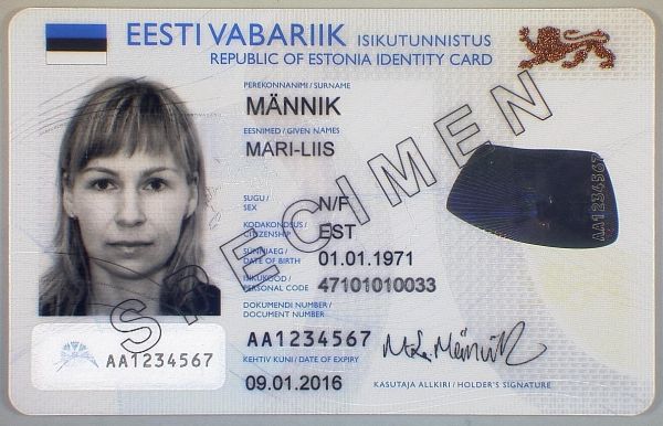 EST-BO-03001 - 
<Předn&iacute; strana - totožnost>
                