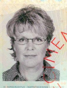 FIN-AP-05002 - 
<Integrierte Personaldaten-Karte &ndash; Vorderseite (Identit&auml;t)> - Bild des Gesichtes