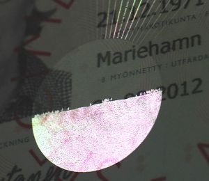 FIN-AP-05002 - 
<Tessera integrata con dati anagrafici - recto (identit&agrave;)> - Pellicola di sicurezza