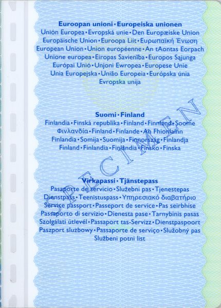 FIN-AS-04001 - 
<Integrated card - verso>
                