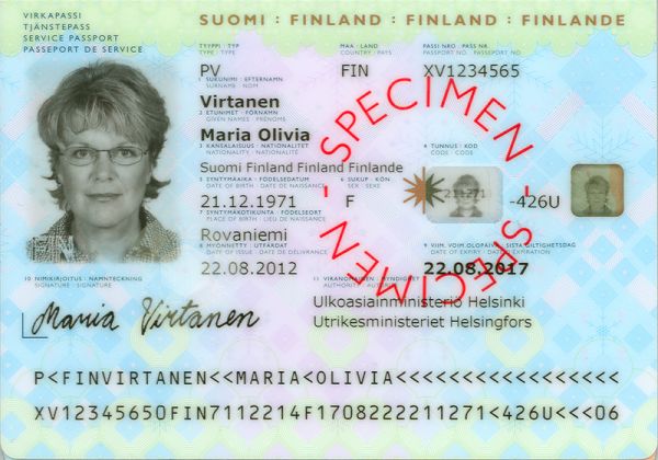 FIN-AS-05001 - 
<Integrovan&aacute; karta s osobn&iacute;mi &uacute;daji - předn&iacute; strana (totožnost)>
                