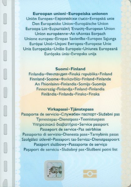 FIN-AS-05001 - 
<Kard integrata &ndash; verso>
                