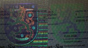 FIN-IO-07001 - 
<Integrovan&aacute; karta s osobn&iacute;mi &uacute;daji - předn&iacute; strana (totožnost)> - OVD - opticky proměnliv&yacute; prvek
