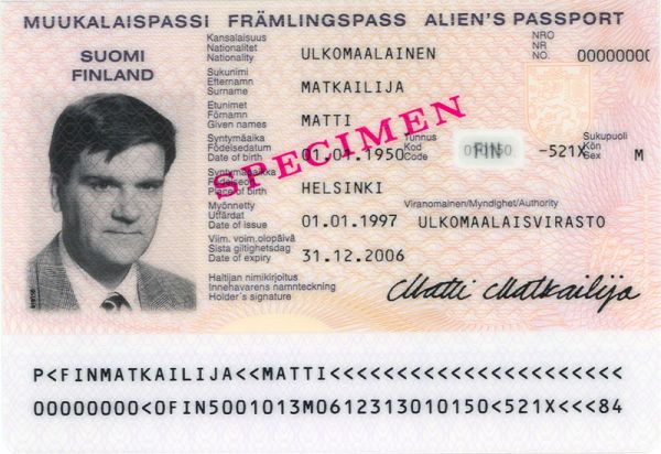 FIN-JO-02001 - 
<Kard tal-bijodata integrata - recto (identit&agrave;)>
                