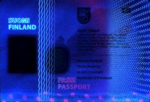 FIN-JO-07001 - 
<Integrated card - verso> - UV feature