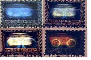 FRA-GO-02001 - 
<Recto - identit&agrave;> - OVD - element ottikament varjabbli