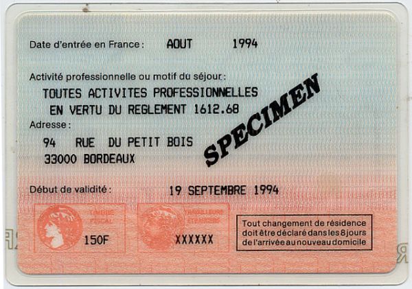 FRA-HO-01002 - 
<Verso>
                