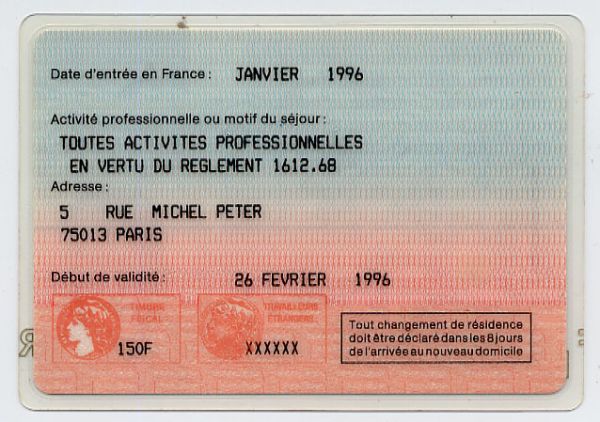 FRA-HO-03002 - 
<Verso>
                