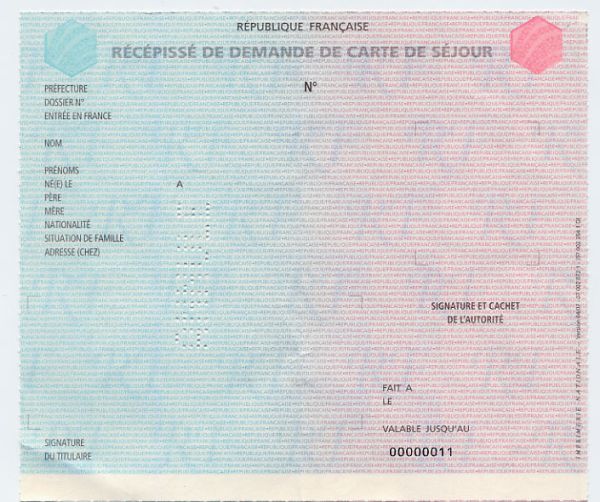 FRA-HP-01001 - 
<Předn&iacute; strana - totožnost>
                