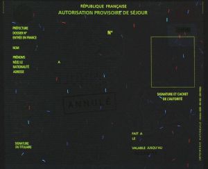 FRA-HP-02002 - 
<Předn&iacute; strana - totožnost> - Jištěn&iacute; v UV světle