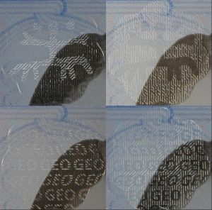 GEO-BO-02001 - 
<Předn&iacute; strana - totožnost> - OVD - opticky proměnliv&yacute; prvek