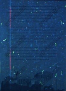 GRC-AS-02001 - 
<Face interne de couverture (fin de livret)> - Caract&eacute;ristiques UV