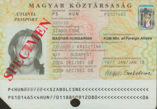 HUN-AD-01002 - 
<Persoonsgegevensbladzijde>
                