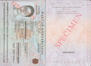 HUN-AD-02001 - 
<Integrovan&aacute; karta s osobn&iacute;mi &uacute;daji - předn&iacute; strana (totožnost)>
                