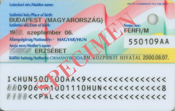 HUN-BO-03001 - 
<Zadn&iacute; strana >
                