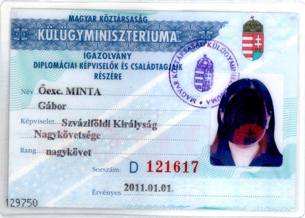 HUN-HD-01002 - 
<Vorderseite - Identit&auml;t>
                
