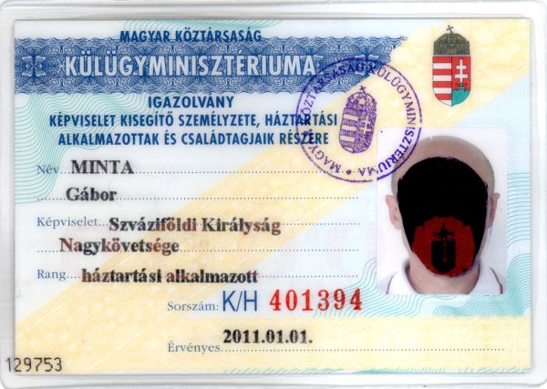 HUN-HS-01002 - 
<Recto - identit&agrave;>
                