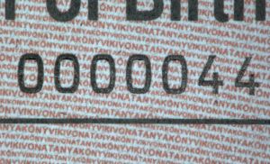 HUN-PB-04001 - 
<Recto - identit&agrave;> - Numerazzjoni