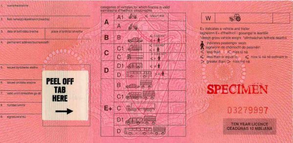 IRL-FO-02001 - 
<Recto - identit&agrave;>
                
