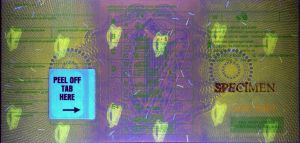 IRL-FO-02001 - 
<Předn&iacute; strana - totožnost> - Jištěn&iacute; v UV světle