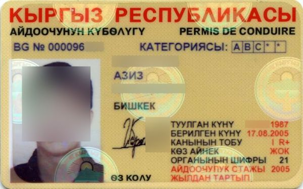 KGZ-FO-02001 - 
<Recto - identit&agrave;>
                