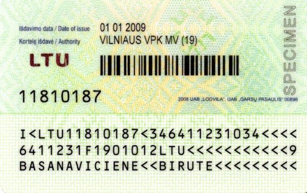 LTU-BO-02001 - 
<Verso>
                