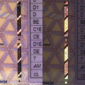 LTU-FO-02003 - 
<Verso> - OVD - element ottikament varjabbli