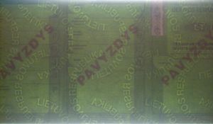 LTU-GO-02001 - 
<Recto &ndash; identit&agrave;> - Filigrana