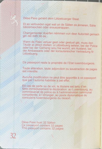 LUX-AO-02003 - 
<Pagina(e) interna(e)>
                