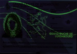LUX-AO-02003 - 
<Kard tal-bijodata integrata - recto (identit&agrave;)> - Element UV