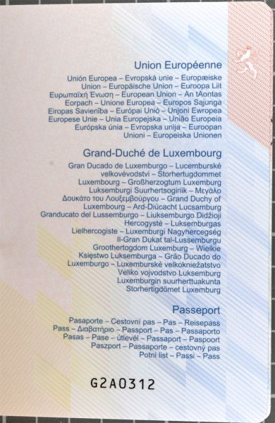 LUX-AO-02003 - 
<Kard integrata &ndash; verso> - Sottostrat