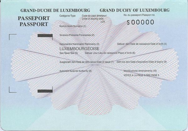 LUX-AS-01001 - 
<Pagina dei dati anagrafici>
                