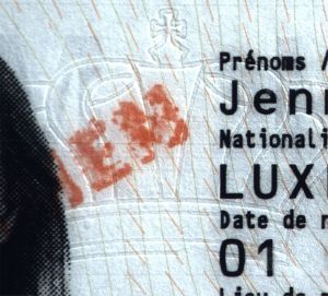 LUX-BO-02003 - 
<Předn&iacute; strana - totožnost> - F&oacute;lie