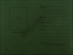 LUX-HD-01001 - 
<Předn&iacute; strana - totožnost> - Jištěn&iacute; v UV světle