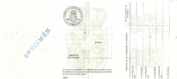 LUX-HO-03002 - 
<Předn&iacute; strana - totožnost>
                