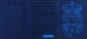 LUX-HO-03002 - 
<Recto &ndash; identit&agrave;> - Elemento UV