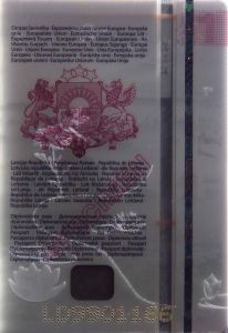 LVA-AD-02002 - 
<Integrovan&aacute; karta - zadn&iacute; strana> - F&oacute;lie
