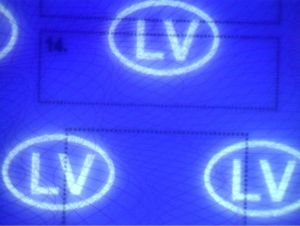 LVA-FO-01002 - 
<R&uuml;ckseite> - UV-Merkmal